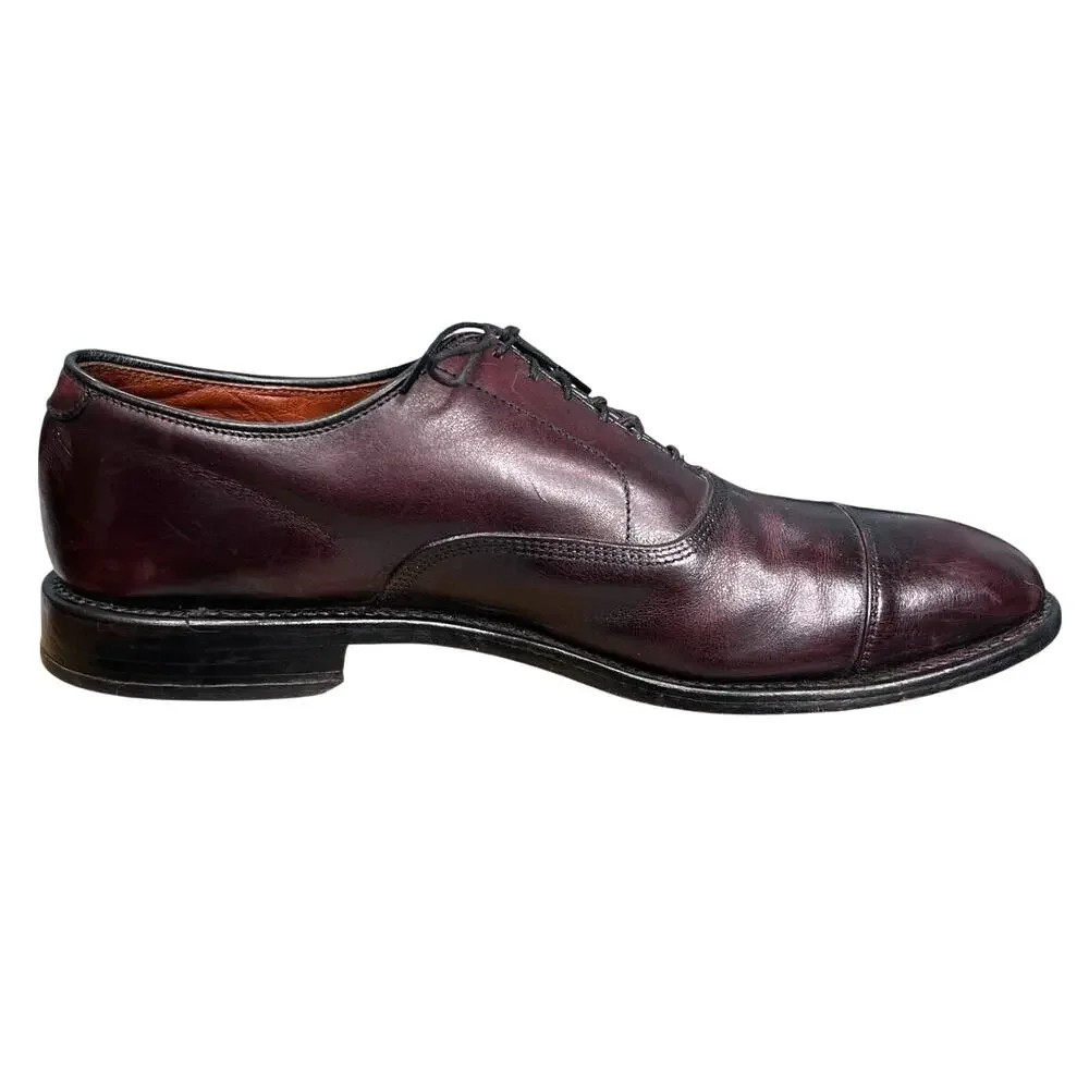 Allen Edmonds Men’s Park Avenue Burgundy Leather Oxford Size US 9 D